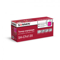Картридж лазерный SONNEN (SH-CF413X) для HP LJ M477/M452 ВЫСШЕЕ КАЧЕСТВО, пурпурный, 6500 страниц, 363949