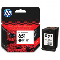 Картридж струйный HP (С2P10AE) Ink Advantage 5575/5645/OfficeJet 202, №651, черный, оригинальный, ресурс 600 стр., C2P10AE
