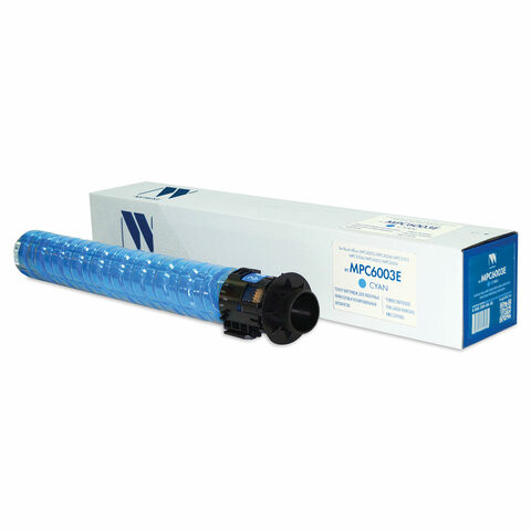 Картридж лазерный NV PRINT (NV-MPC6003EC) для Ricoh MP C4503SP/C4504SP/C4504ASP, голубой, ресурс 22500 стр