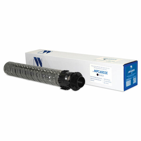 Картридж лазерный NV PRINT (NV-MPC6003EBK) для Ricoh MP C4503SP/C4504SP/C4504ASP, черный ресурс 33000 стр., NV-MPC6003EBk