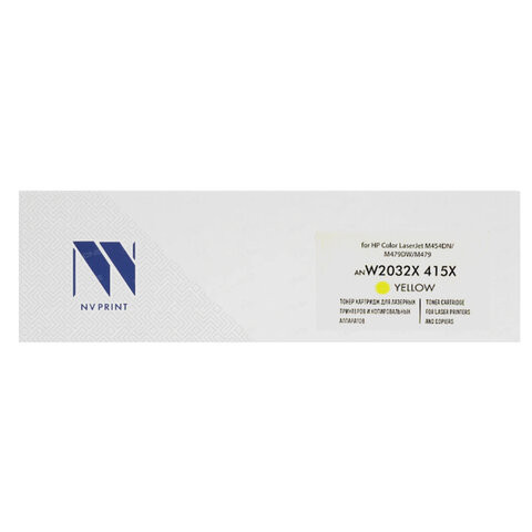 Картридж лазерный NV PRINT (NV-W2032X) для HP Color LaserJet M454dn/M454dw, желтый, рес 6000 стр.