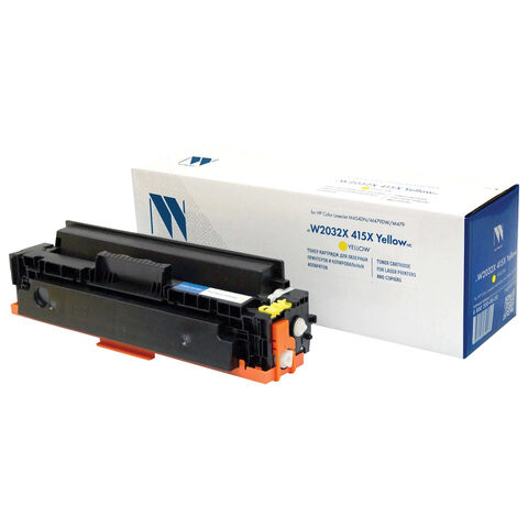 Картридж лазерный NV PRINT (NV-W2032X) для HP Color LaserJet M454dn/M454dw, желтый, рес 6000 стр.